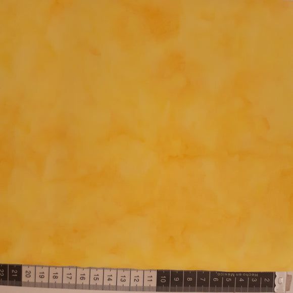 Patchwork stof, gul meleret, tone i tone farve 232 flot effekt til bund stof