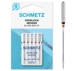 Overlock nål fra Schmetz str. 90 pakke med 5 stk.