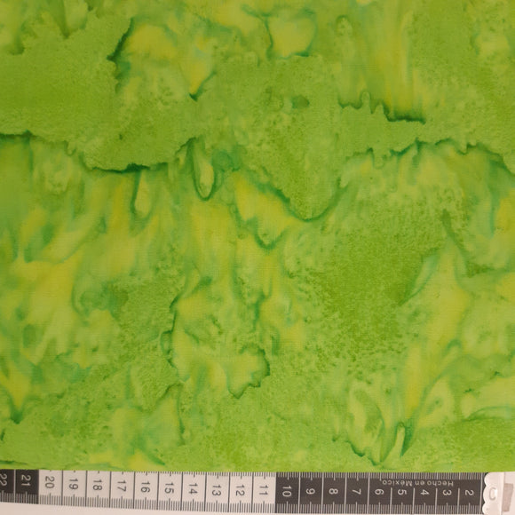 Patchwork stof, klar æblegrøn meleret, tone i tone farve 321B flot effekt til bund stof
