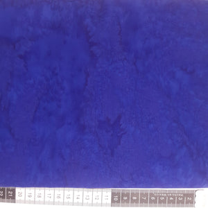 Patchwork stof, klar coboltblå meleret, tone i tone farve 017 flot effekt til bund stof