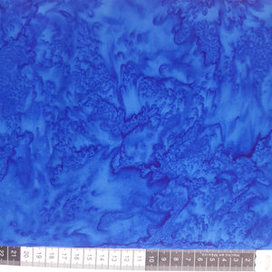 Patchwork stof, klar blå meleret, tone i tone farve 123 flot effekt til bund stof