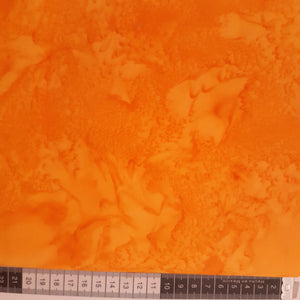 Patchwork stof, orange meleret, tone i tone farve 359 flot effekt til bund stof