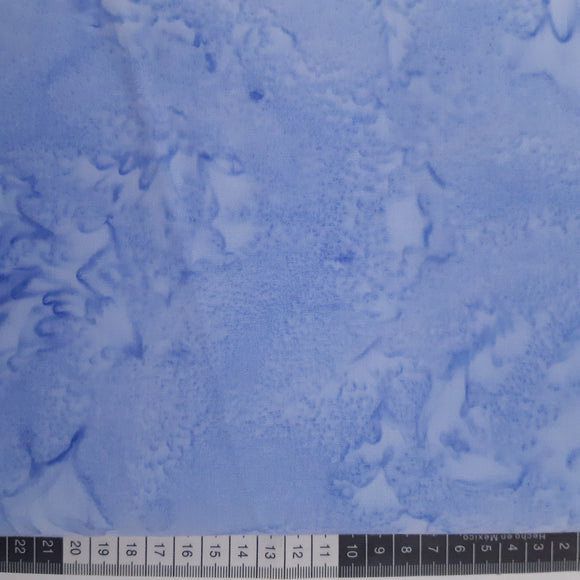 Patchwork stof, lys blå meleret tone i tone. farve 707.
