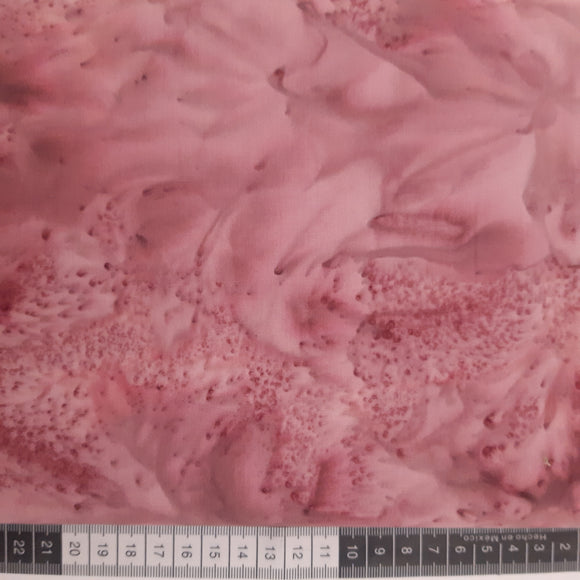 Patchwork stof, støvet lys bordeaux meleret tone i tone. farve 245.