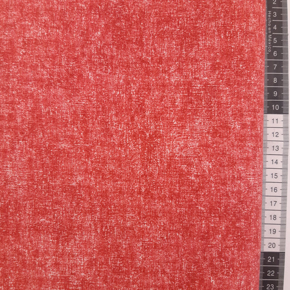 Patchwork stof, gammel rosa/rød meleret tone i tone. farve 403