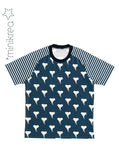 Minikrea 66220 Raglan T-shirt Kids 2 Y – 16 Y ( 92 – 170+) / Men XS – XXL (EU standard sizes)