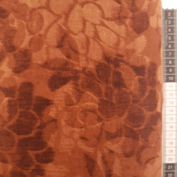 Bagside patchwork stof lys brun ekstra bred 270 cm