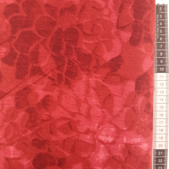 Bagside patchwork stof rød bordeaux ekstra bred 270 cm