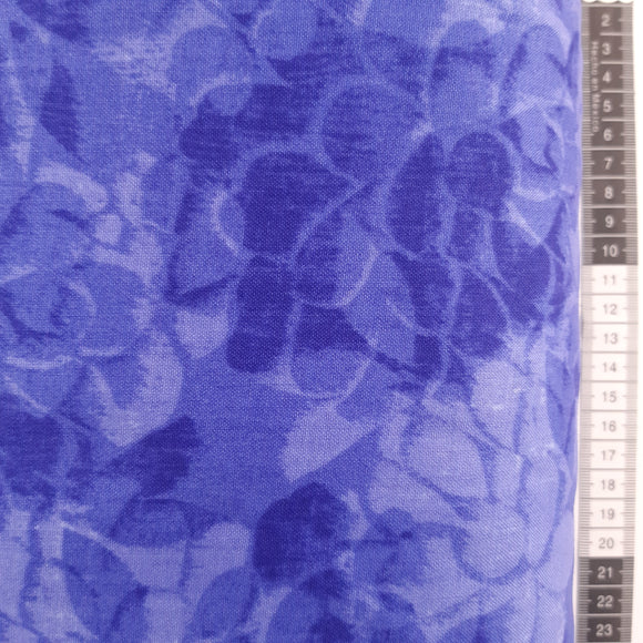 Bagside patchwork stof blå ekstra bred 270 cm