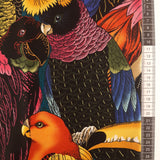 Panel Patchwork stof, motiv med fugle i alle farver