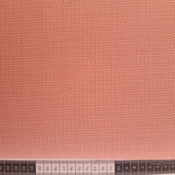 Patchwork stof, lys gammel rosa med småt mønster
