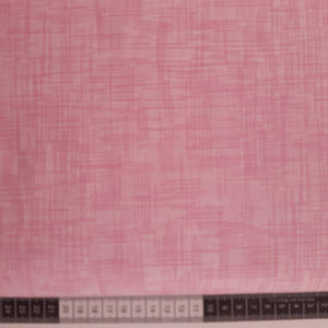 Patchwork stof, lyserød med små pink streger på kryds og tværs