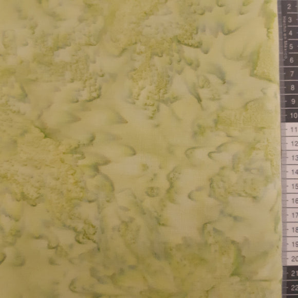 Patchwork stof,  mellem lys æble grøn meleret, tone i tone farve 539 flot effekt til bund stof.