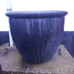 Krukker, antracit grå  Curve Bowl Ø80cm h65cm