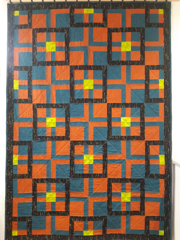 Mønster Tæppe nr 25 ca 132x 192 cm