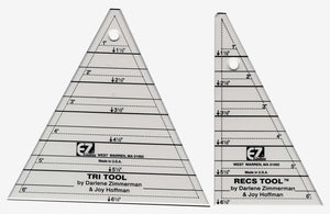 EZ Tri Rex Triangel til færdige blokke på 1 til 6 tommer