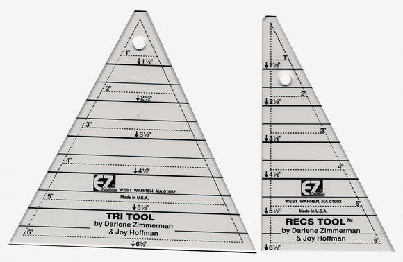 EZ Tri Rex Triangel til færdige blokke på 1 til 6 tommer