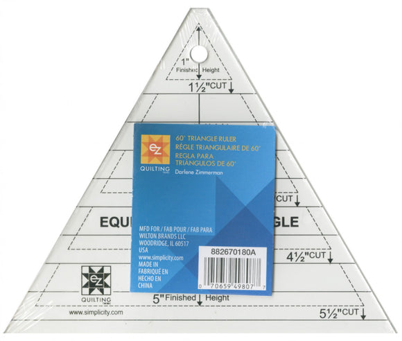 EZ 60gr Triangle Ruler 882670180 på 1 til 5 tommer
