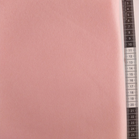 Jersey Stof, ensfarvet Light Pink 160cm bred.