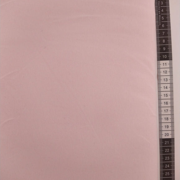 Jersey Stof, ensfarvet lyserød ( baby lyserød) 160cm bred. Lækker kvalitet.