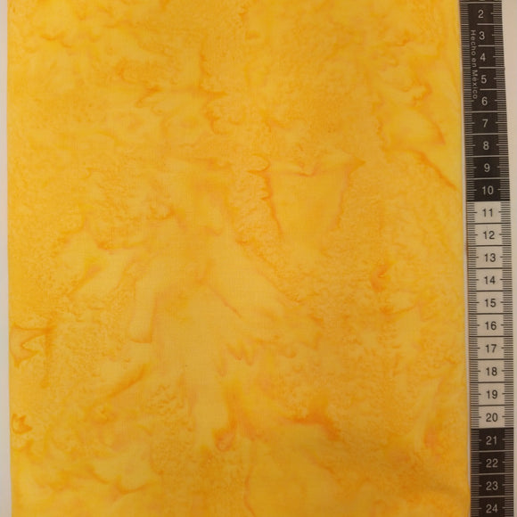 Patchwork stof, varm gul meleret tone i tone nr. 479, Flot effekt til bund stof.