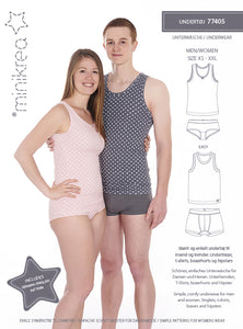Minikrea 77405 undertøj herre og dame XS - XXL