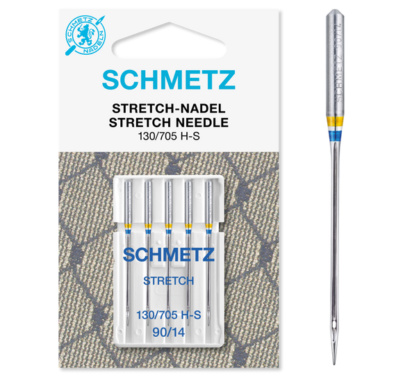 Stretch nål fra Schmetz str. 90 pakke med 5 stk.