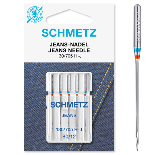 Jeans nål fra Schmetz str. 110 pakke med 5 stk.
