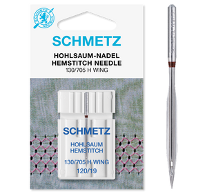 Wing hulsøm nål fra Schmetz str. 100 pakke med 1 stk.