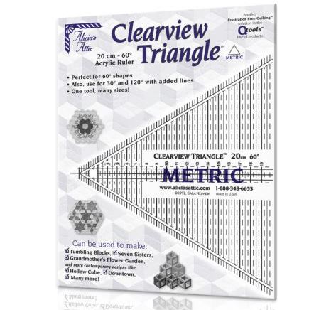 Clearview Lineal trekant 20 cm